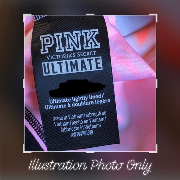 Victoria Secret PINK Green Camo Sports Bra Small - Picture 7 of 13